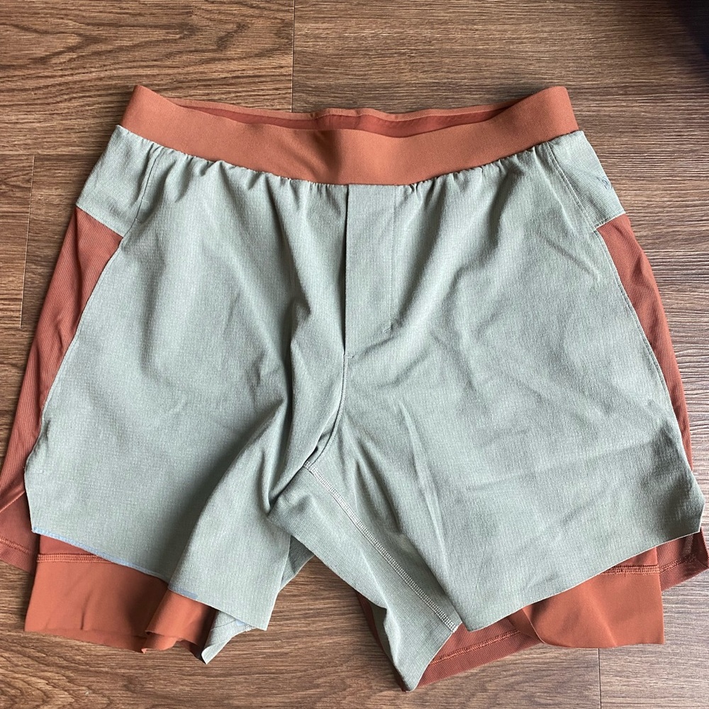 Lululemon great condition lined athletic shorts